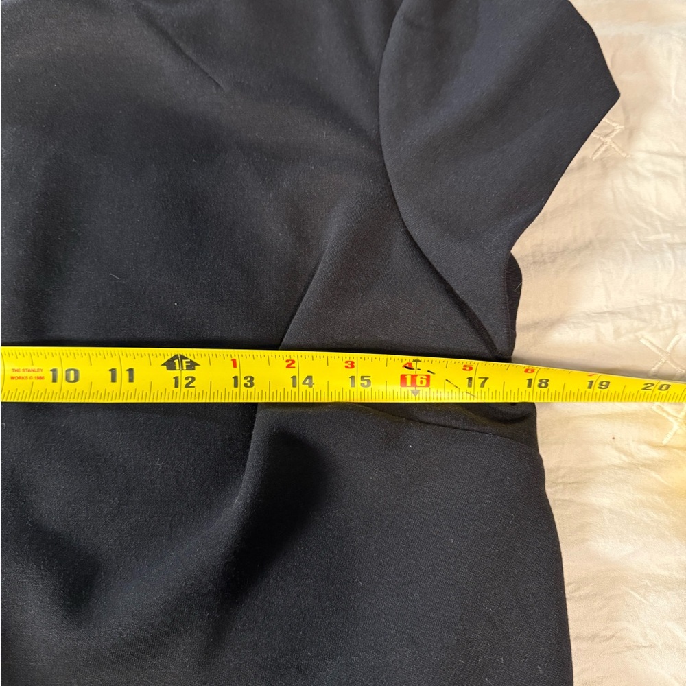 Donna Morgan Black Womens Layered Midi Dress size 6 - Picture 6 of 10